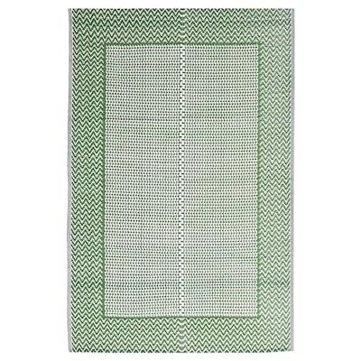 VidaXL Buitenkleed arakil 190x290 cm polypropeen groen VidaXL Buitenkleed arakil 190x290 cm polypropeen groen