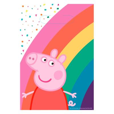 Peppa Pig uitdeelzakjes , 8st.