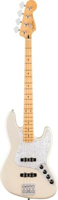 Fender Player II Modified Active Jazz Bass MN Olympic Pearl elektrische basgitaar met gigbag