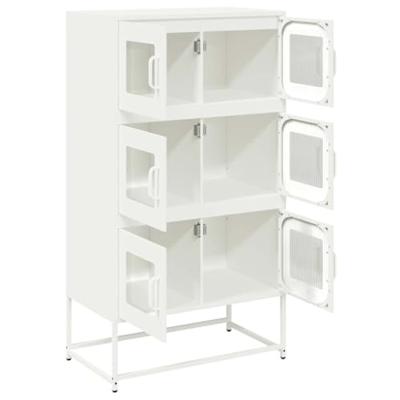 Hoge kast 68x39x123 cm staal wit Hoge kast 68x39x123 cm staal wit