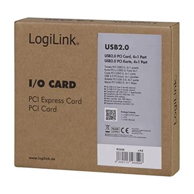 LogiLink 4+1-port USB 2.0 PCI Card