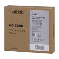 LogiLink 4+1-port USB 2.0 PCI Card - thumbnail