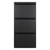 Schoenenkast Oscar-3 Zwart - thumbnail