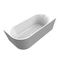 Ligbad Arcqua Santo Back To Wall 178x80 Acryl Glans Wit Rechts Arcqua - thumbnail