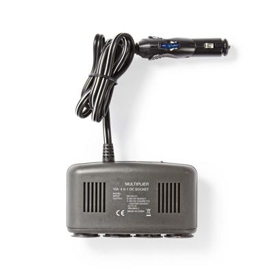 Universele DC-voedingsadapter | 5/12 V DC | Autolader/USB | 4-weg - thumbnail