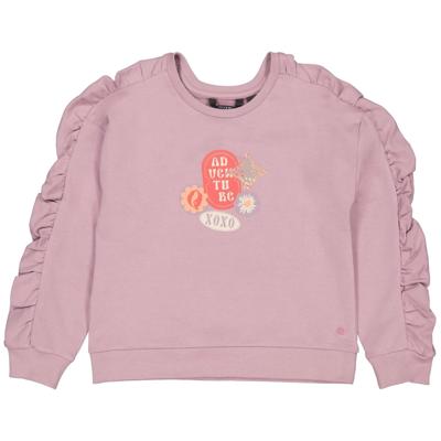 Quapi Zomer sweater meisjes - paars - Fleur