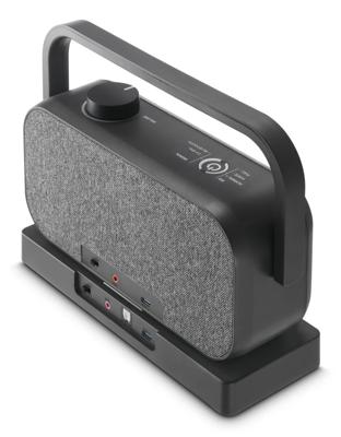 Hama TV-luidspreker AUX, USB Zwart, Grijs