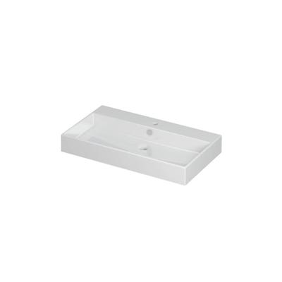 INK Unlimited Wastafel Porselein met 1 Kraangat - 800x450x110 mm - Glans Wit