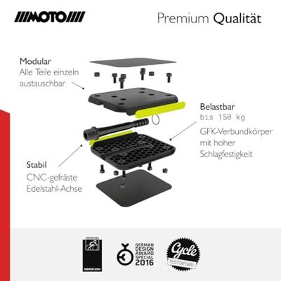 Moto Reflex Pedalen - Wit