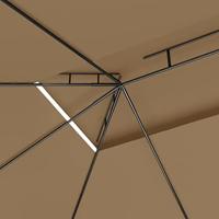 VidaXL Prieel 160 g/m² 4x3x2,7 m taupe - thumbnail