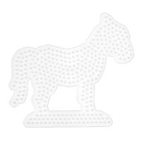 Hama strijkkralen grondplaat paard wit - thumbnail