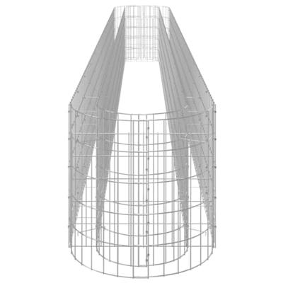 Gabion plantenbak verhoogd 470x50x50 cm gegalvaniseerd ijzer Gabion plantenbak verhoogd 470x50x50 cm gegalvaniseerd ijzer