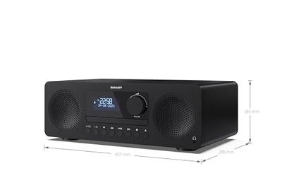 Sharp XL-B720D (BK) Stereo set Zwart - thumbnail