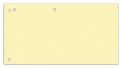 OFFICE products verdeelstroken, ft 240 x 105 mm, pak van 100 stuks, geel