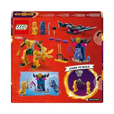 LEGO 71804 NINJAGO Arins vechtrobot, Ninjaspeelgoed met Arin minifiguren met mini-Katana en robots - thumbnail