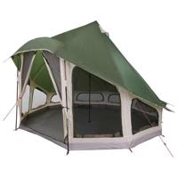 Familie Tipi Tent met dak Groen 404 x 370 x 270 cm - thumbnail