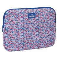 Laptophoes Nait Nait Flores coimbra azul Blauw 34 x 25 x 2 cm - thumbnail