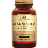 Solgar Magnesium met Vitamine B-6 Tabletten - thumbnail