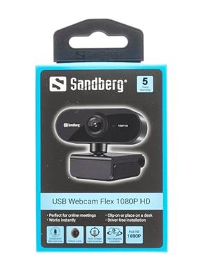 Sandberg USB Webcam Flex 1080P HD Sandberg USB Webcam Flex 1080P HD