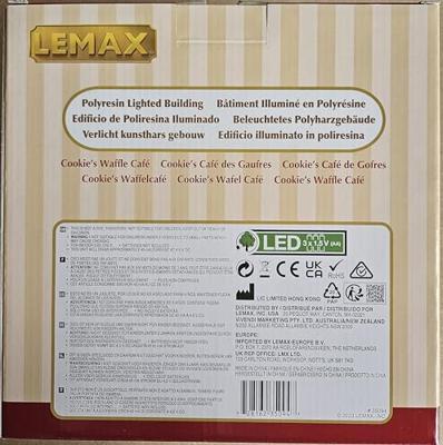 Lemax cookie&apos;s waffle café verlicht kersthuisje Sugar &apos;N&apos; Spice 2024