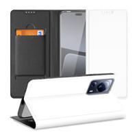 Stand Case Hoesje voor de Xiaomi 13 Lite Wit met Pashouder - thumbnail