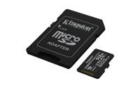 Micro SD geheugenkaart met adapter Kingston CANVAS Select Plus 512 GB - thumbnail