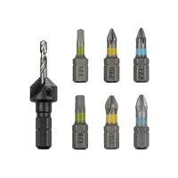 Wolfcraft Flipbit toebehorenset | Houtbouw | 7-delig | 1 set - 3085000 - thumbnail