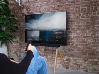 One For All 70 TV Stand Falcon Oak & Silver grey TV-voet In hoogte verstelbaar, Zwenkbaar 81,3 cm (32) - 177,8 cm (70) Zwenkbaar, In hoogte verstelbaar, - thumbnail