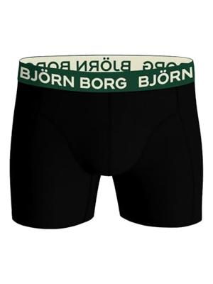 7-pack heren boxershort - Cotton stretch core - M - Zwart - Onderbroek heren - Ondergoed heren