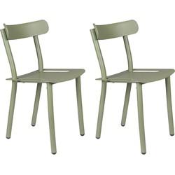 Zuiver Tuinstoel 'Friday' kleur Groen Zuiver Tuinstoel 'Friday' kleur Groen