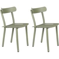 Zuiver Tuinstoel 'Friday' kleur Groen - thumbnail