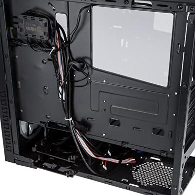 Kolink HORIZON Midi-tower PC-behuizing Zwart, RGB 4 voorgeïnstalleerde ventilators, Zijvenster, Stoffilter