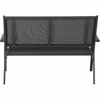 Siena Garden Tesoro M29539 Tuinbank Aluminium, Kunststof Antraciet (mat), Zwart, Zilver - thumbnail