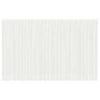 VidaXL Kantgordijn met gordijnen bloemen wit 260x750cm polyester - thumbnail