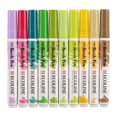 Brushpen talens ecoline set 10 stuks botanisch