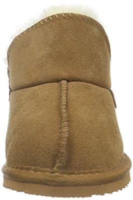 Warmbat Willow Suede Pantoffel Kinderen Cognac 31 - thumbnail