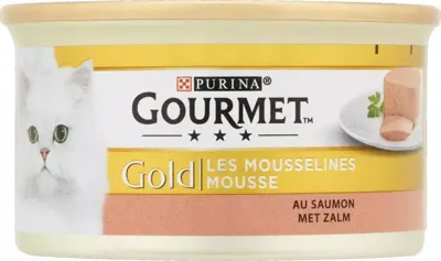 Gourmet Gold mousse met zalm 85g