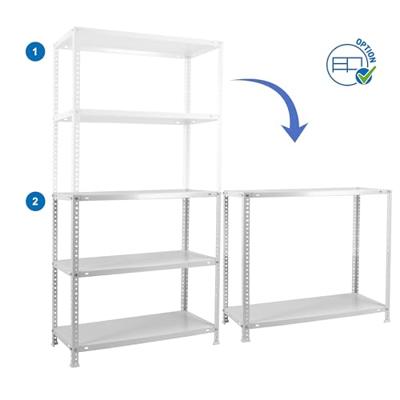 Planken Simon Rack Comfort Plus 5/500 200 x 100 x 50 cm Natuurlijk Metaal 5 Planken 100 kg