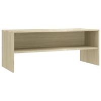 VidaXL Tv-meubel 100x40x40 cm bewerkt hout sonoma eikenkleurig - thumbnail