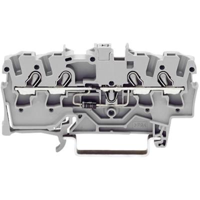 WAGO 2002-1421/1000-434 LED-klem 5.20 mm Spanveer Toewijzing: L Grijs 1 stuk(s)