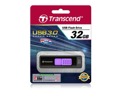 Transcend JetFlash 760 USB flash drive 32 GB USB Type-A 3.2 Gen 1 (3.1 Gen 1) Zwart, Paars Transcend JetFlash 760 USB flash drive 32 GB USB Type-A 3.2 Gen 1 (3.1 Gen 1) Zwart, Paars
