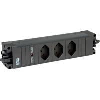 Bachmann 906.19632 Stekkerdoosmodule Zwart 1 stuk(s) - thumbnail