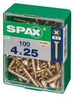 Schroefdoos SPAX Houten schroef Platte kop (4 x 25 mm) (4,0 x 25 mm) - thumbnail