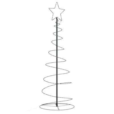 VidaXL Led-kerstboom 100 leds warm wit 150 cm VidaXL Led-kerstboom 100 leds warm wit 150 cm
