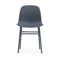 Normann Copenhagen Form eetkamerstoel Blue vierpoot staal - thumbnail