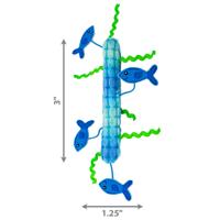 KONG KICKEROO STICKEROO MET KREUKGELUID EN CATNIP BLAUW 26X11,5X2 CM - thumbnail