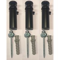 Wiesbaden Elara Bevestiging set tbv de 760/1185/1817 matzwart - thumbnail