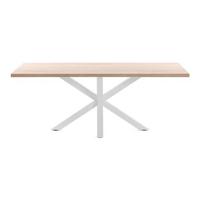 Kave Home Eettafel 'Argo' wit / hout, 180 x 100cm - thumbnail