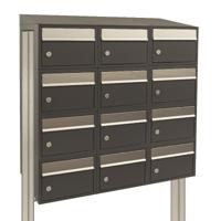 Stoer! Brickset 3-Breed, 4-Hoog Met Dak Op Statief Antraciet - 40215065_3x4ds - thumbnail