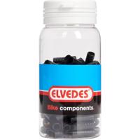 Elvedes kabelhoedje 4,3mm PVC zwart sealed (100st) - thumbnail